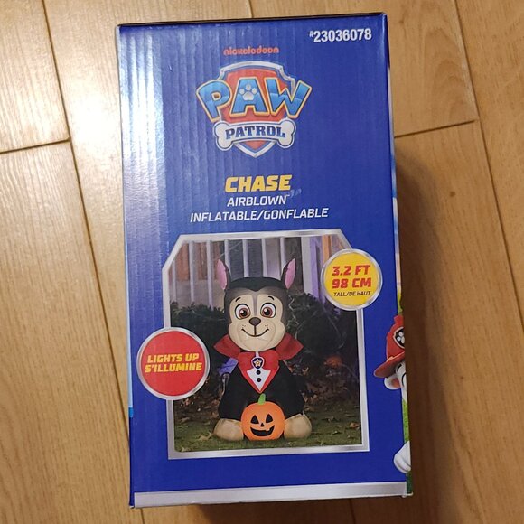 Gemmy Airblown Inflatable Paw Patrol Chase as Vampire 3 ft Tall, Brown - Picture 3 of 5
